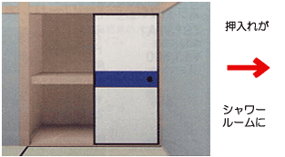 押入れが