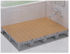 浴室フロアアップ